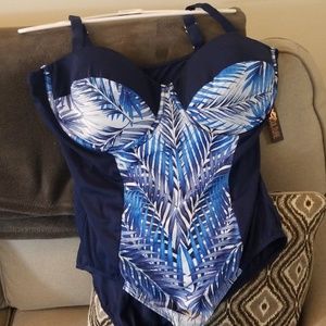 Swimsuitsforall Tropiculture one piece swimsuit